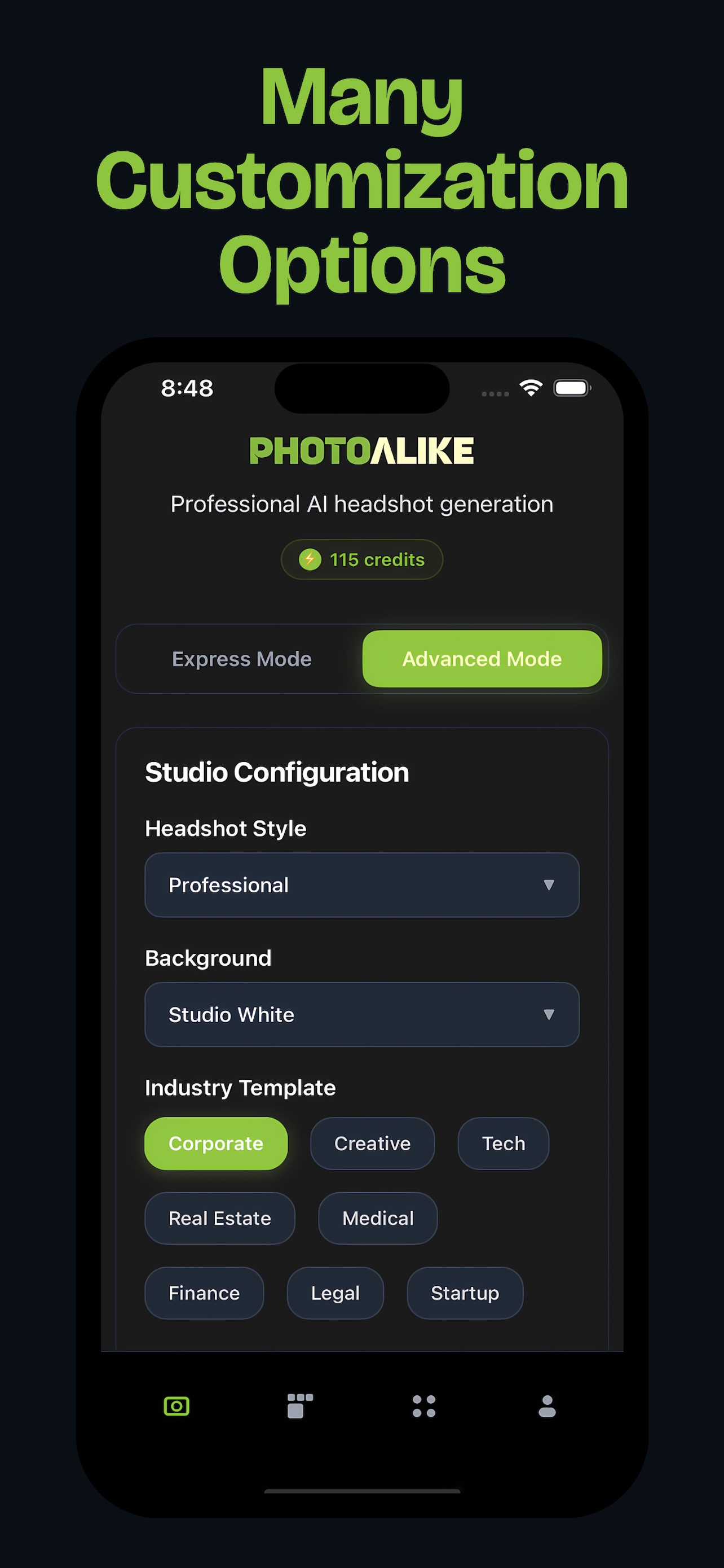 Many customization options