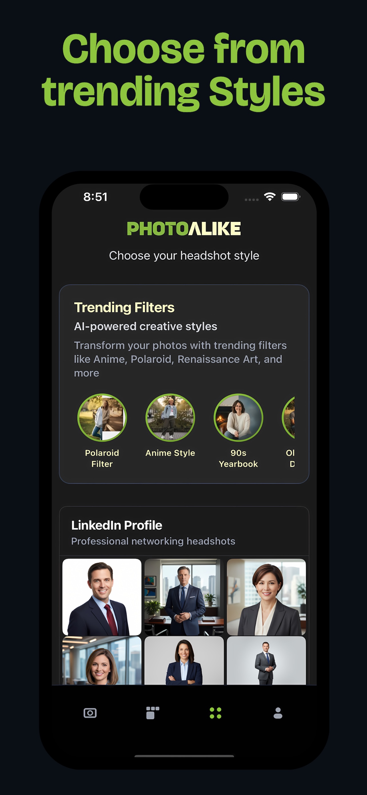 Choose from trending styles